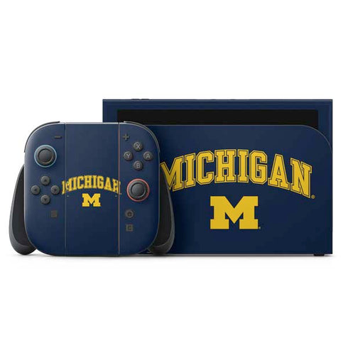 University of Michigan M Nintendo Switch 2 (2025) with Joy-Con Skin
